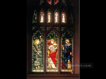 Christ Church Oxford Faith Hope and Charity PreRaphaelite Sir Edward Burne Jones Oil Paintings